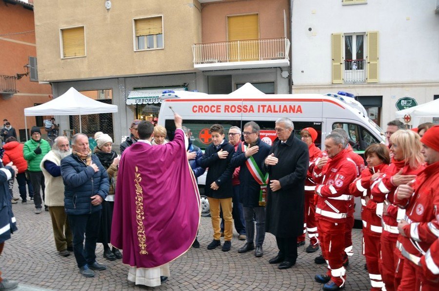 Giaveno 16 Dicembre 2018 - Inaugurazione "Postazione Salvavita" N° 4 - Croce Rossa Italiana- Comitato Regionale del Piemonte