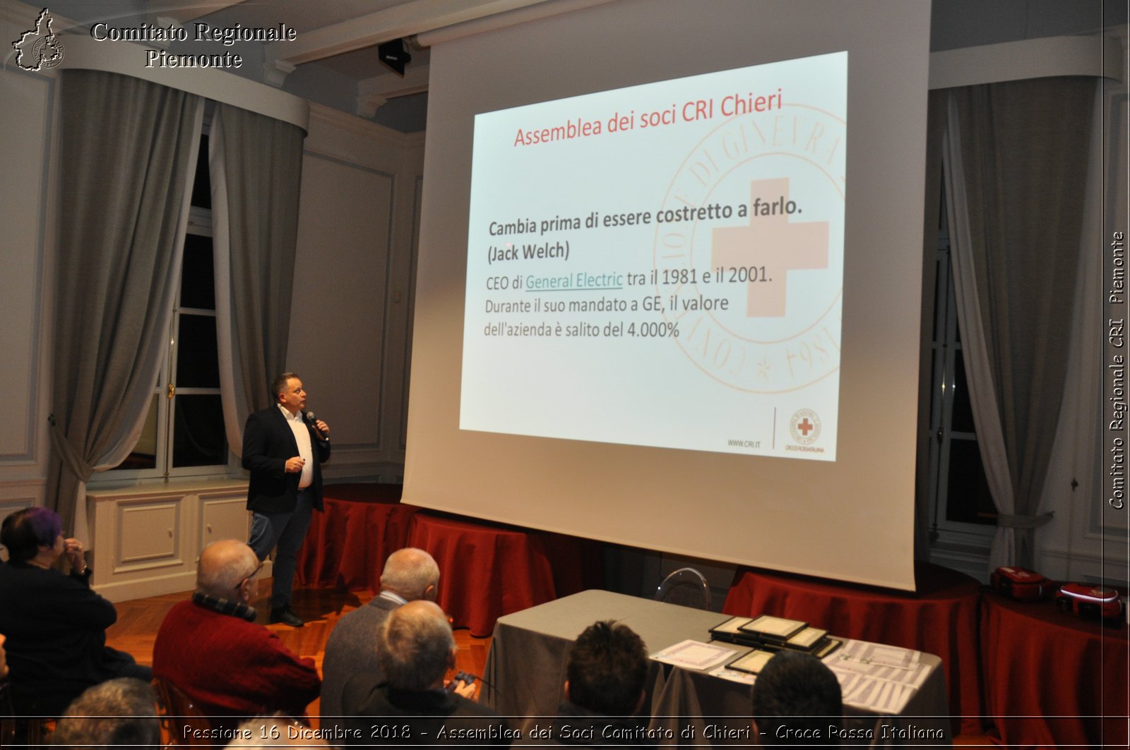 Pessione 16 Dicembre 2018 - Assemblea dei Soci Comitato di Chieri - Croce Rossa Italiana- Comitato Regionale del Piemonte