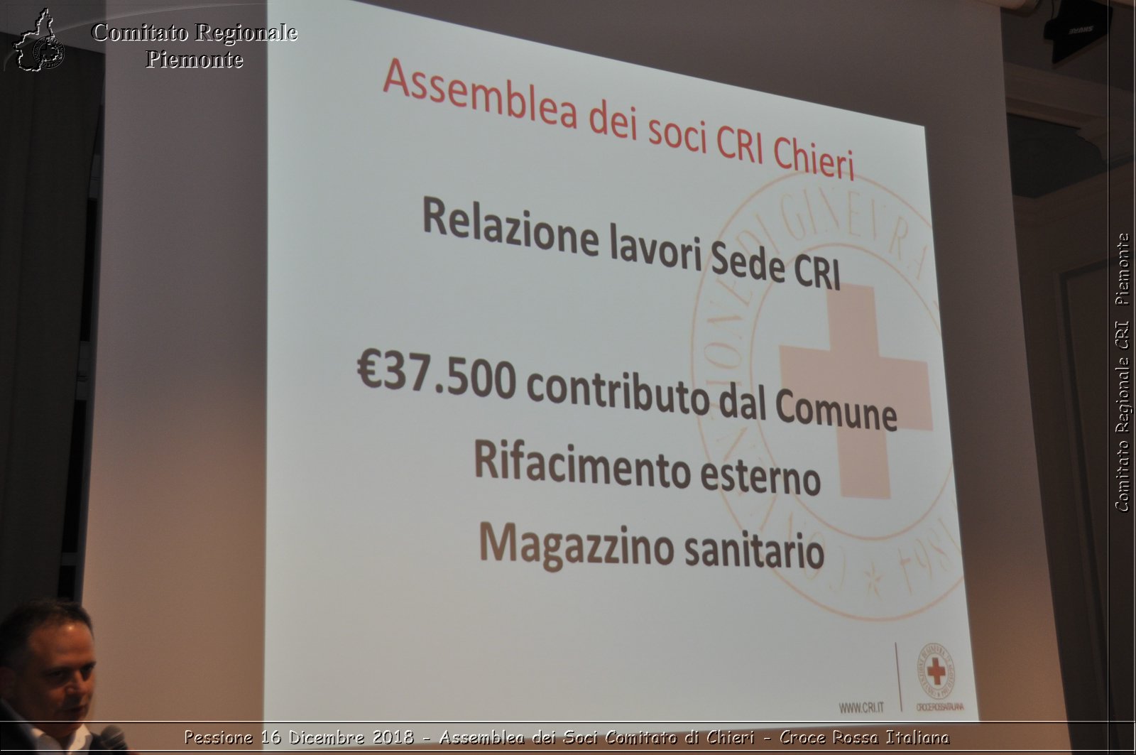 Pessione 16 Dicembre 2018 - Assemblea dei Soci Comitato di Chieri - Croce Rossa Italiana- Comitato Regionale del Piemonte