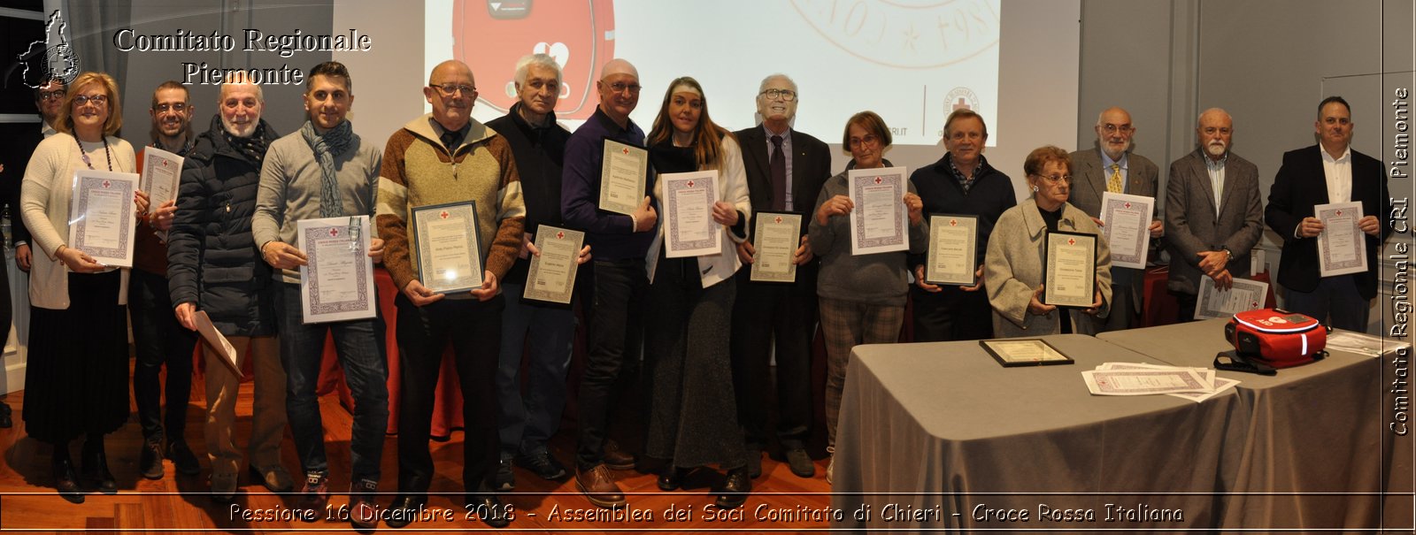 Pessione 16 Dicembre 2018 - Assemblea dei Soci Comitato di Chieri - Croce Rossa Italiana- Comitato Regionale del Piemonte