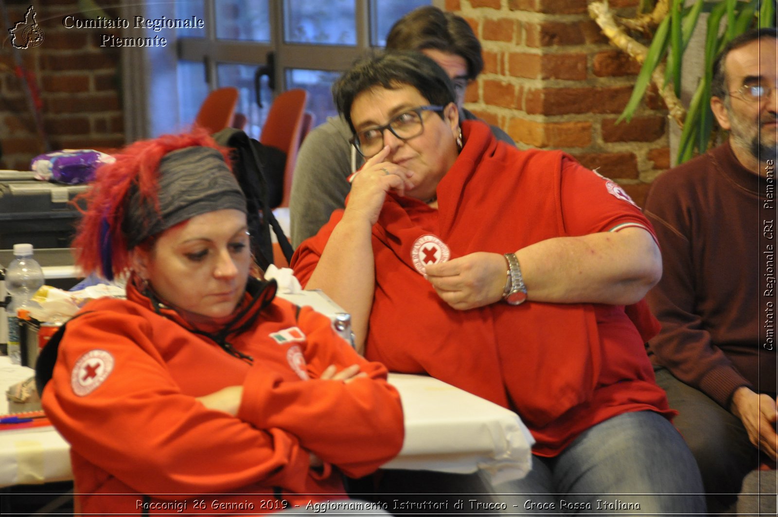 Racconigi 26 Gennaio 2019 - Aggiornamento Istruttori di Trucco - Croce Rossa Italiana- Comitato Regionale del Piemonte