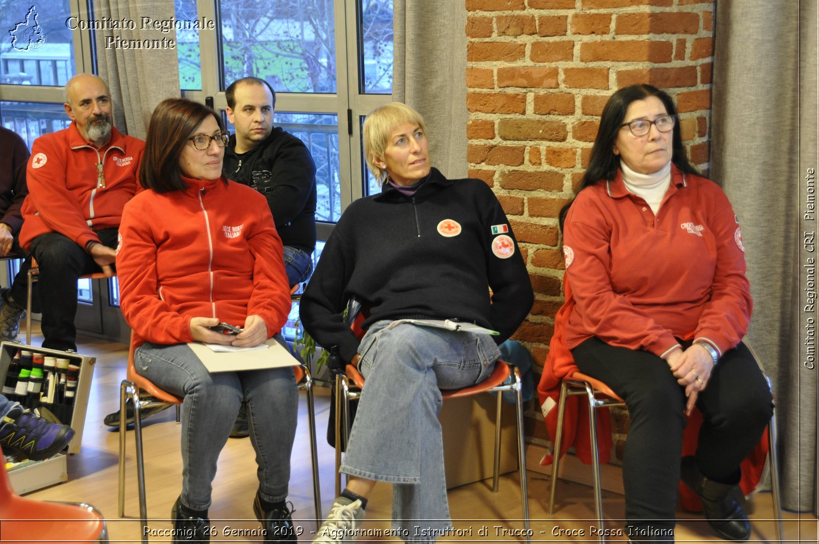 Racconigi 26 Gennaio 2019 - Aggiornamento Istruttori di Trucco - Croce Rossa Italiana- Comitato Regionale del Piemonte