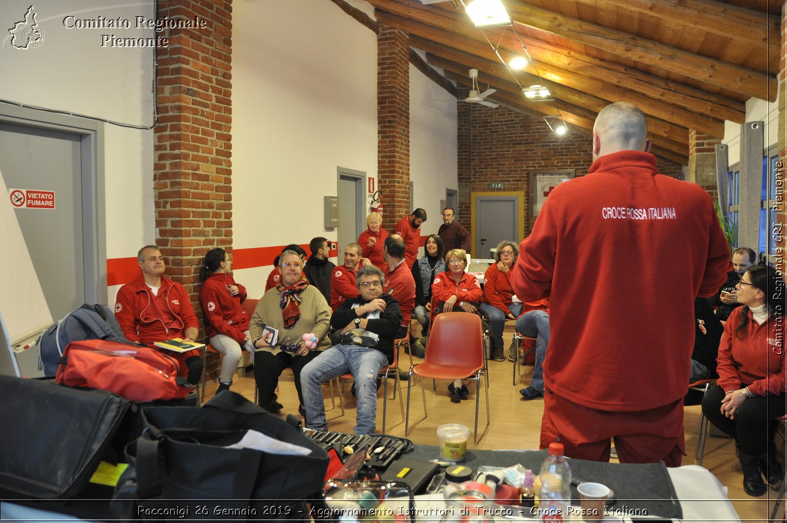 Racconigi 26 Gennaio 2019 - Aggiornamento Istruttori di Trucco - Croce Rossa Italiana- Comitato Regionale del Piemonte