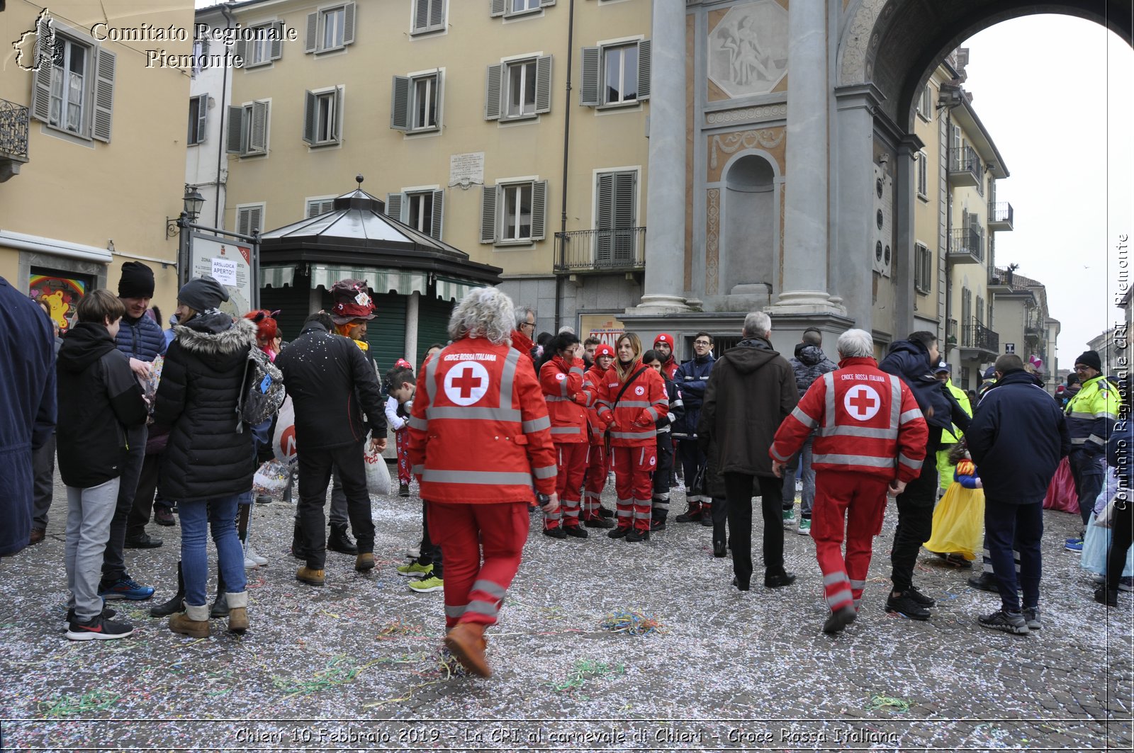 Chieri 10 Febbraio 2019 - La CRI al carnevale di Chieri- Croce Rossa Italiana - Comitato Regionale del Piemonte