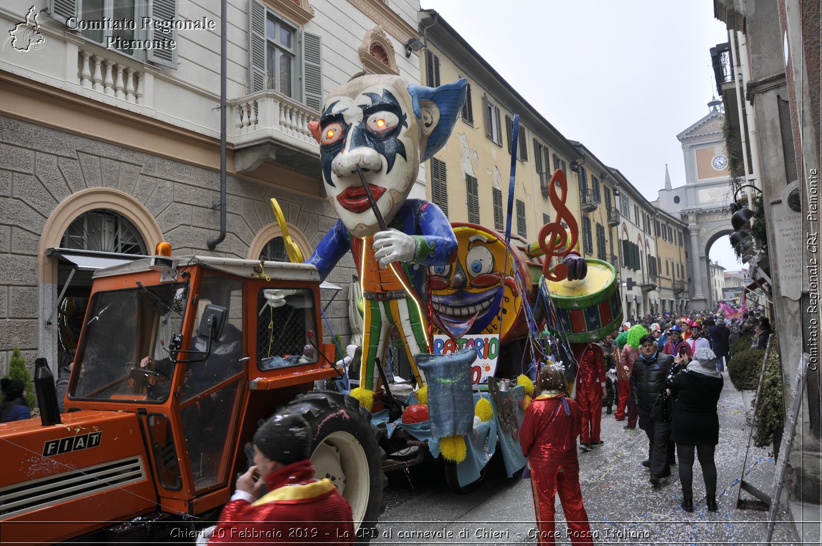 Chieri 10 Febbraio 2019 - La CRI al carnevale di Chieri- Croce Rossa Italiana - Comitato Regionale del Piemonte