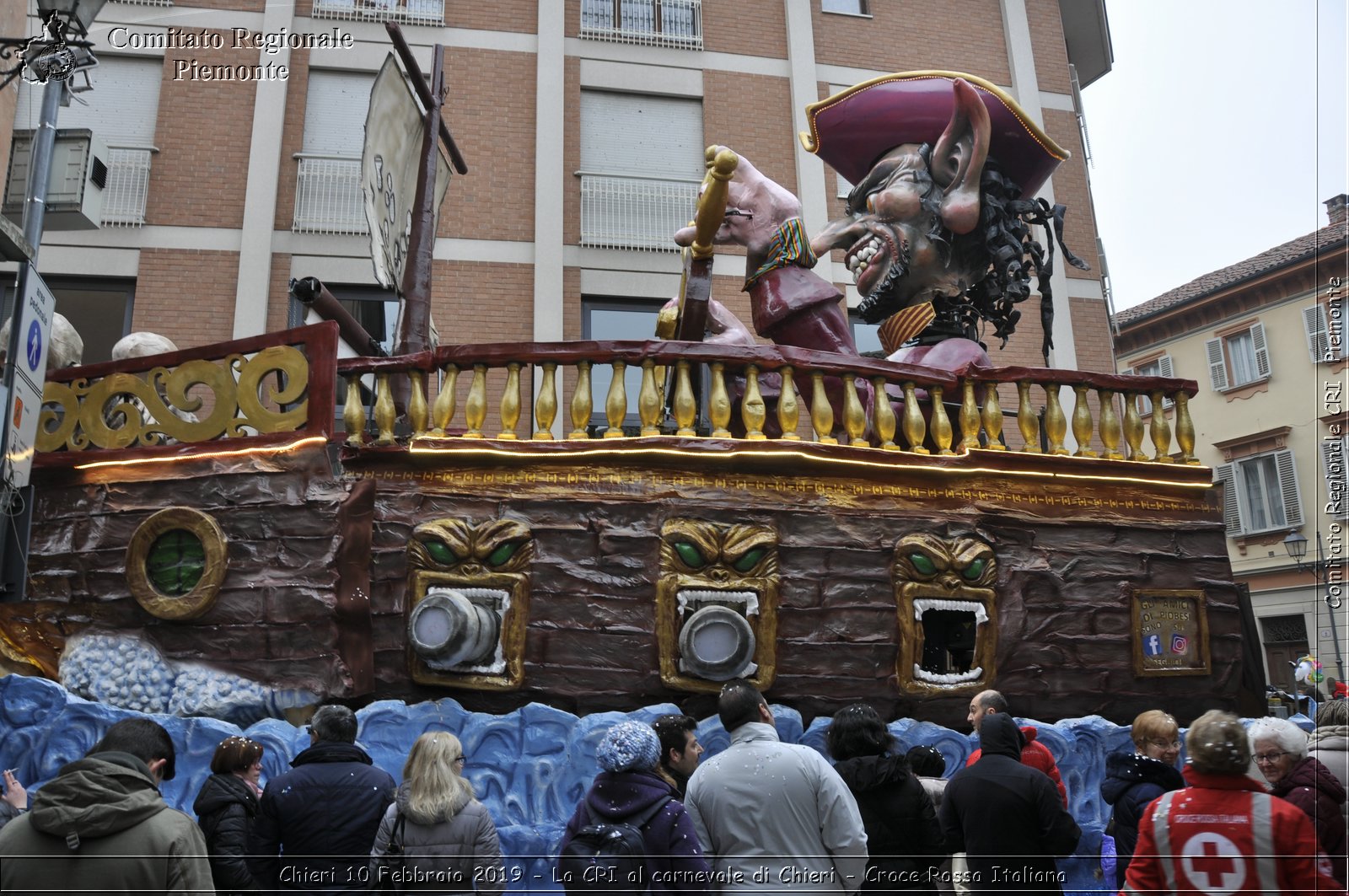 Chieri 10 Febbraio 2019 - La CRI al carnevale di Chieri- Croce Rossa Italiana - Comitato Regionale del Piemonte