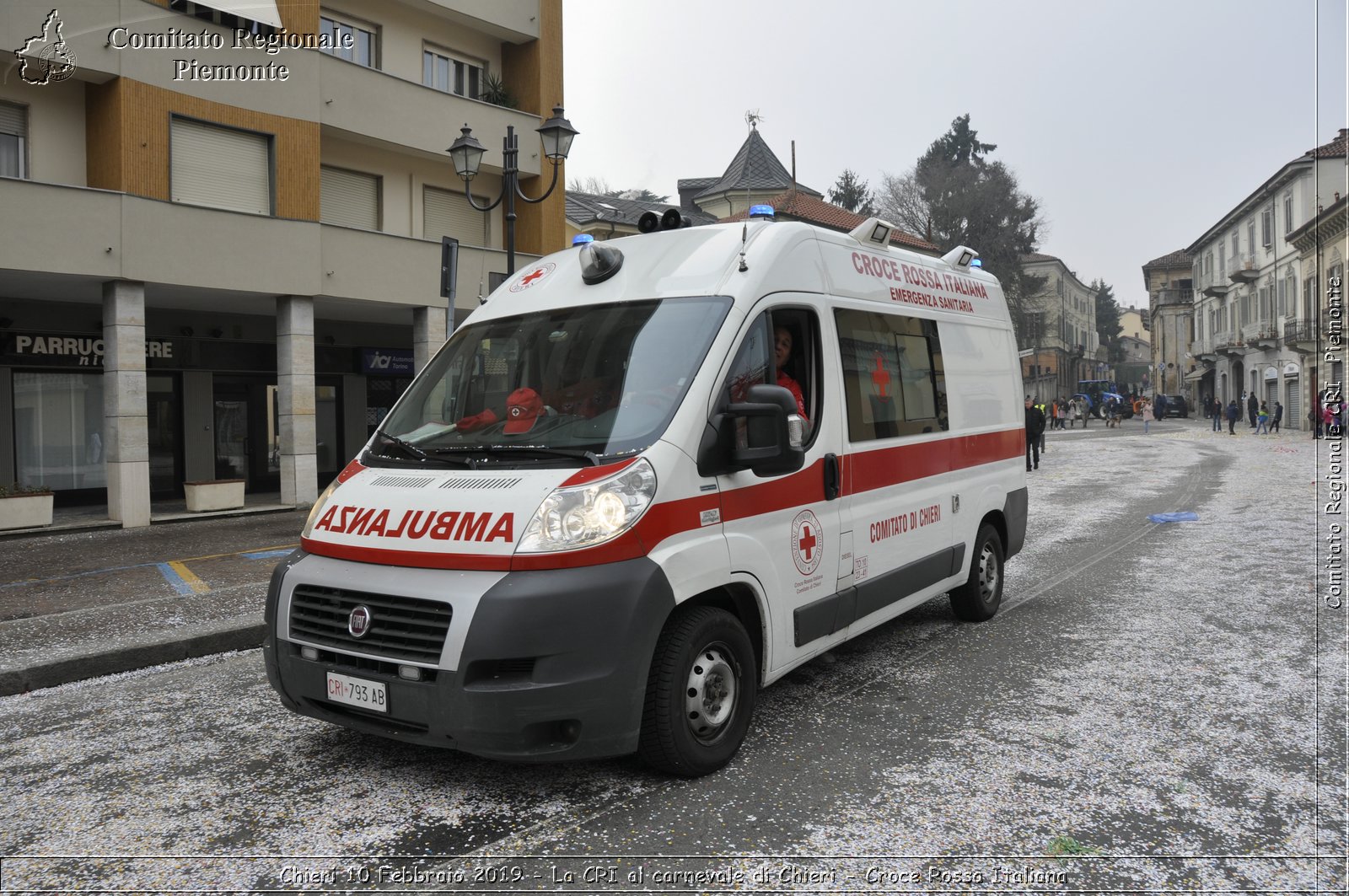 Chieri 10 Febbraio 2019 - La CRI al carnevale di Chieri- Croce Rossa Italiana - Comitato Regionale del Piemonte