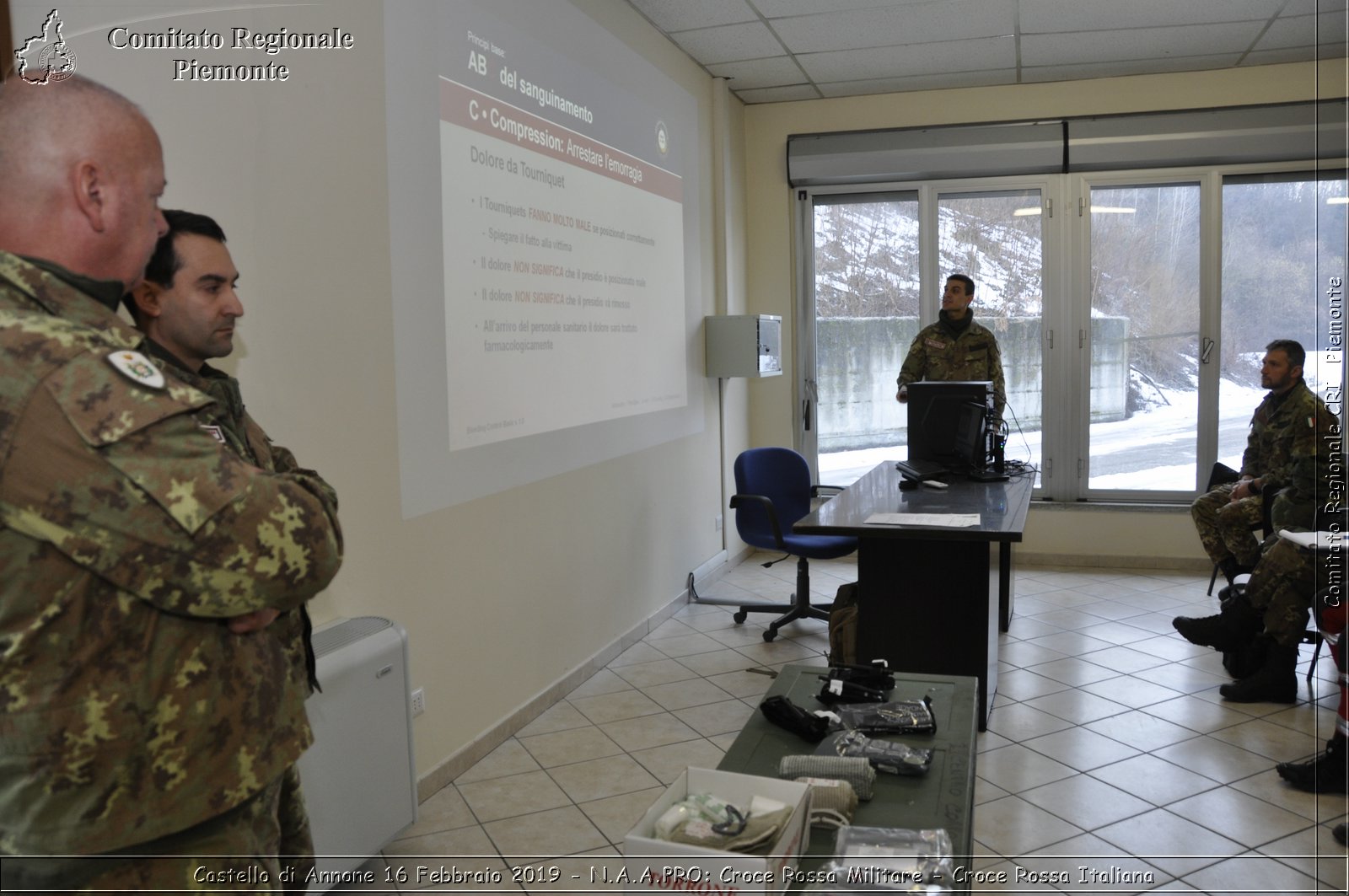 Castello di Annone 16 Febbraio 2019 - N.A.A.PRO: Croce Rossa Militare - Croce Rossa Italiana - Comitato Regionale del Piemonte