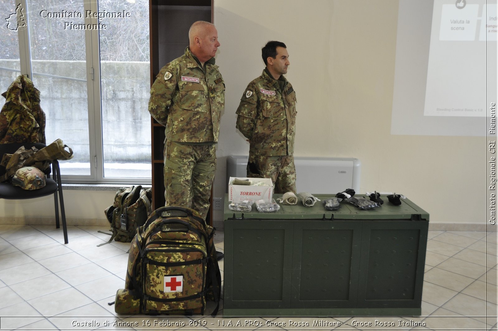 Castello di Annone 16 Febbraio 2019 - N.A.A.PRO: Croce Rossa Militare - Croce Rossa Italiana - Comitato Regionale del Piemonte