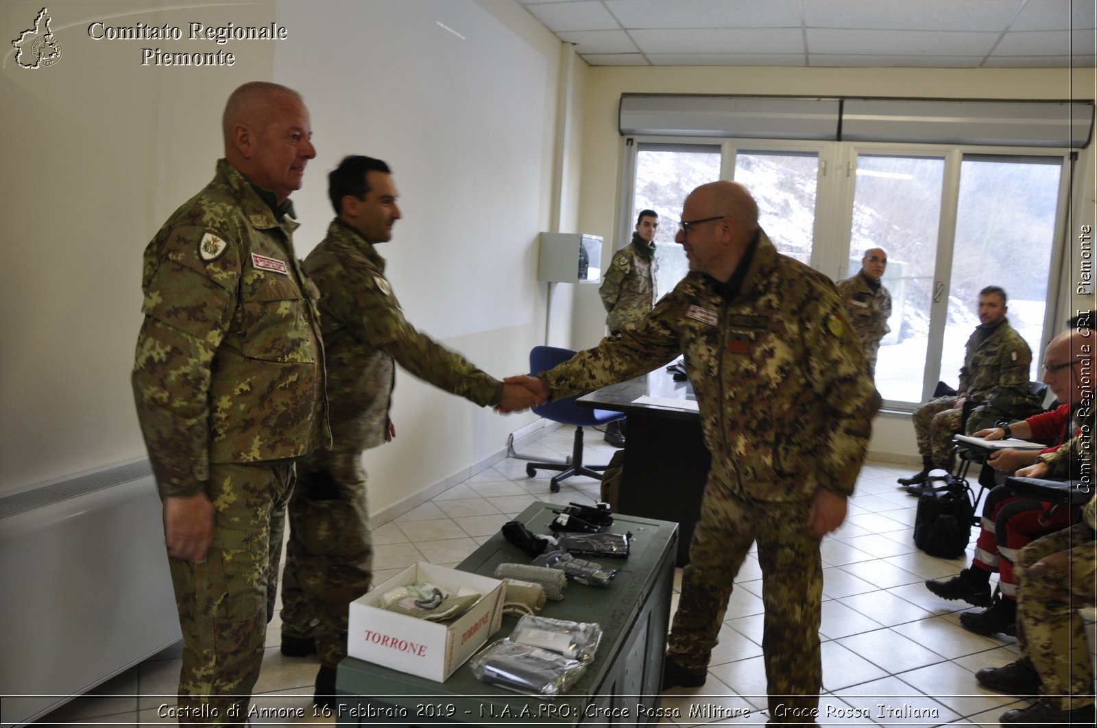 Castello di Annone 16 Febbraio 2019 - N.A.A.PRO: Croce Rossa Militare - Croce Rossa Italiana - Comitato Regionale del Piemonte