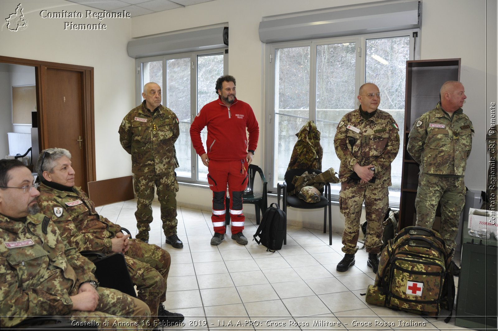 Castello di Annone 16 Febbraio 2019 - N.A.A.PRO: Croce Rossa Militare - Croce Rossa Italiana - Comitato Regionale del Piemonte