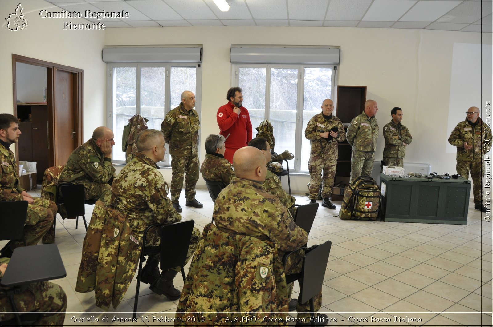 Castello di Annone 16 Febbraio 2019 - N.A.A.PRO: Croce Rossa Militare - Croce Rossa Italiana - Comitato Regionale del Piemonte