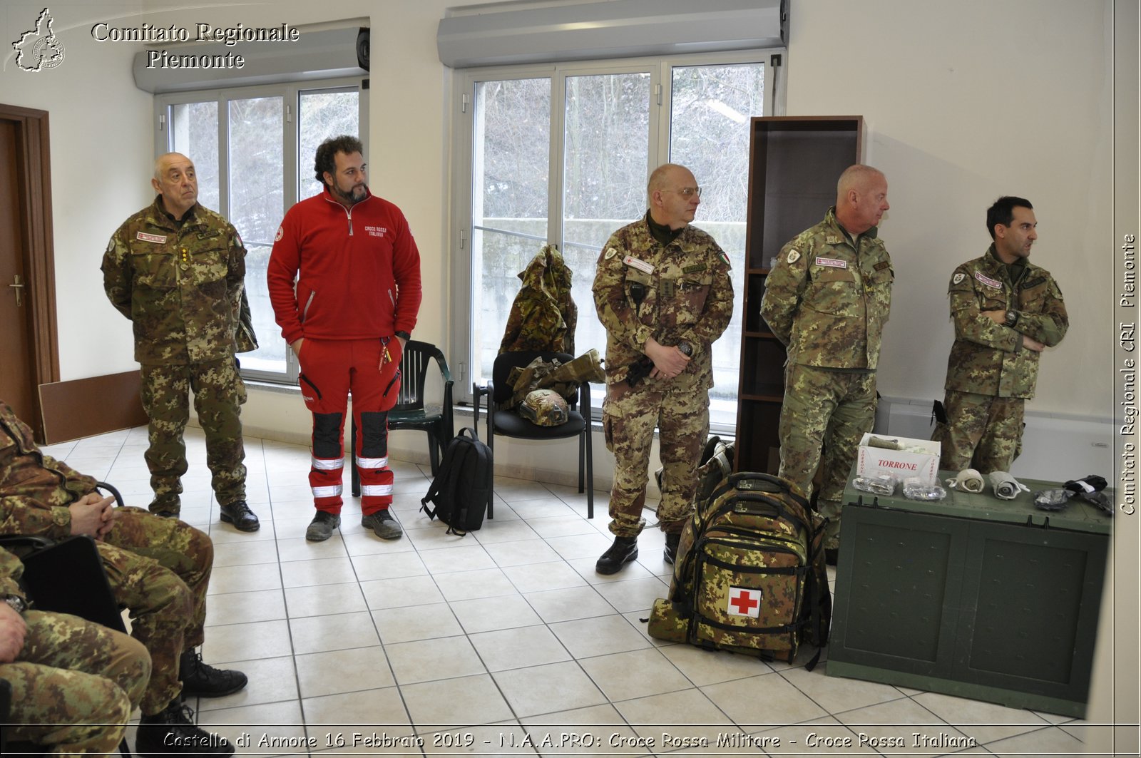 Castello di Annone 16 Febbraio 2019 - N.A.A.PRO: Croce Rossa Militare - Croce Rossa Italiana - Comitato Regionale del Piemonte