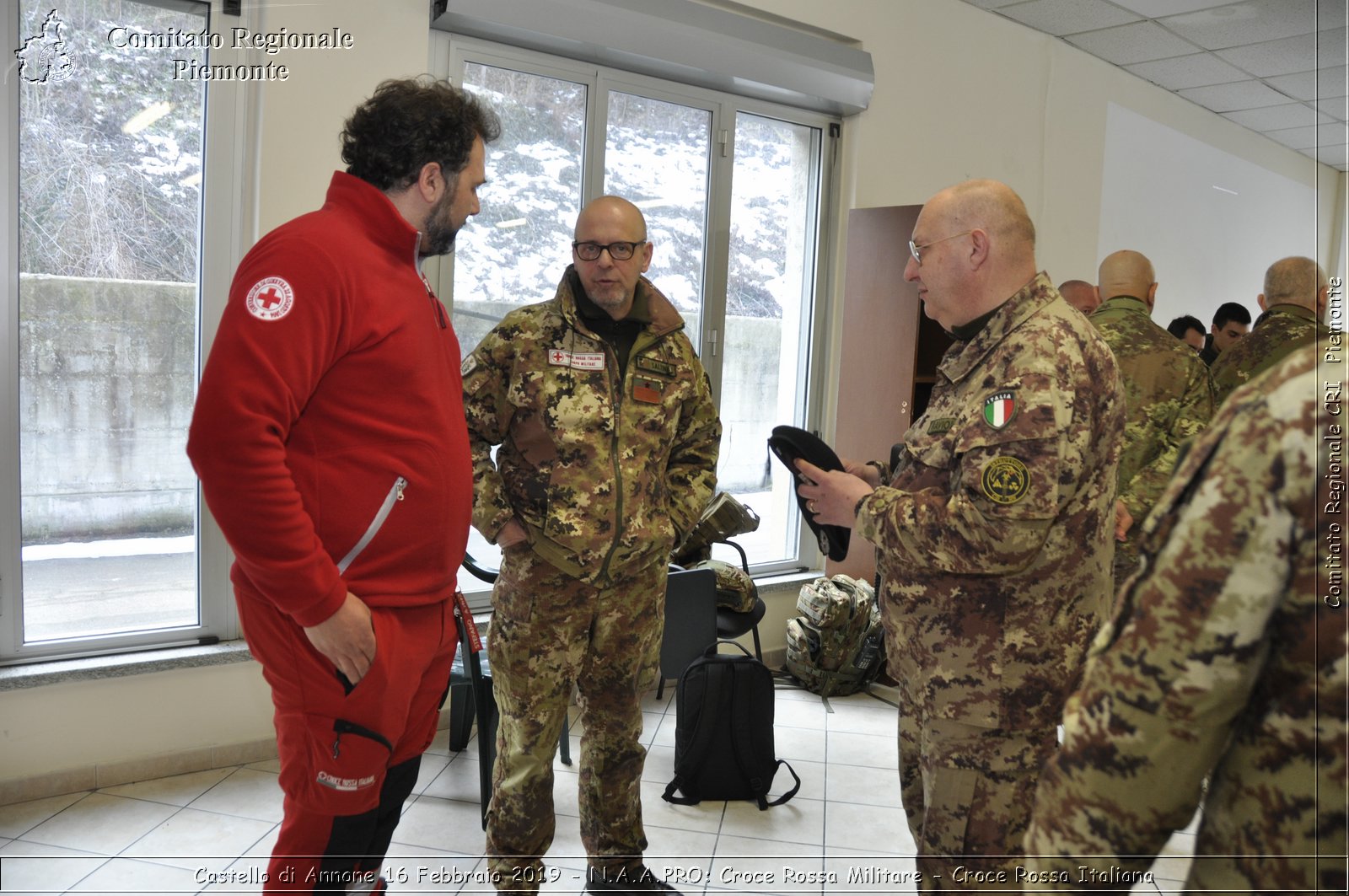 Castello di Annone 16 Febbraio 2019 - N.A.A.PRO: Croce Rossa Militare - Croce Rossa Italiana - Comitato Regionale del Piemonte