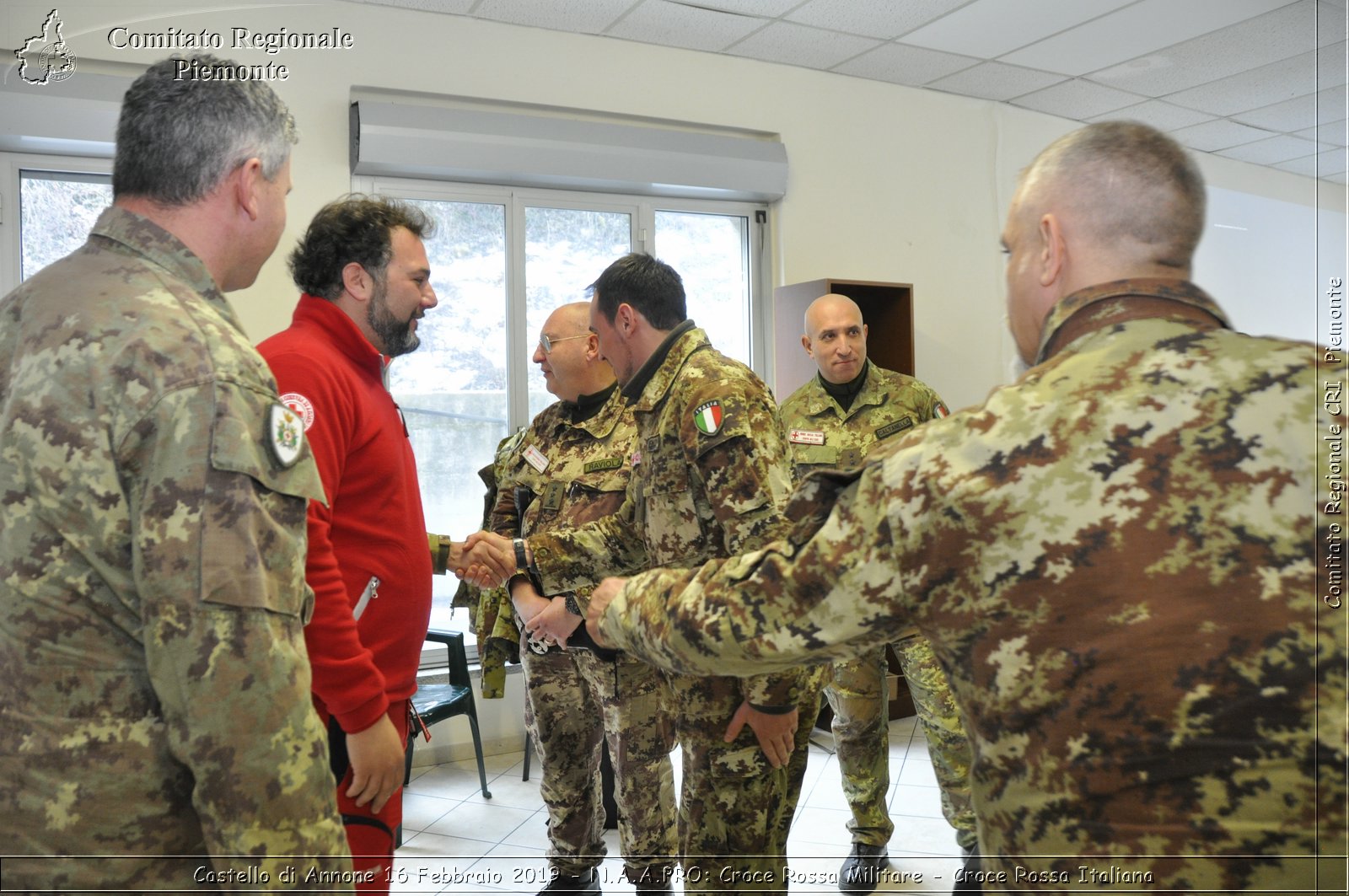 Castello di Annone 16 Febbraio 2019 - N.A.A.PRO: Croce Rossa Militare - Croce Rossa Italiana - Comitato Regionale del Piemonte