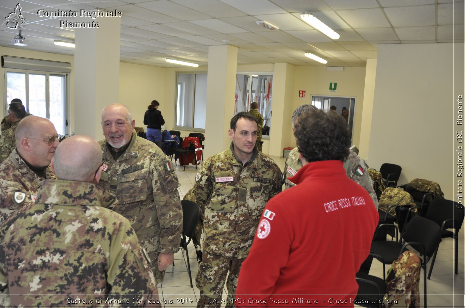 Castello di Annone 16 Febbraio 2019 - N.A.A.PRO: Croce Rossa Militare - Croce Rossa Italiana - Comitato Regionale del Piemonte