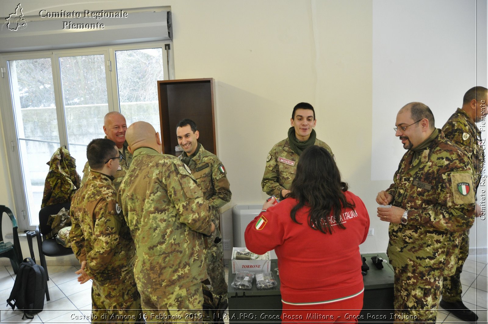 Castello di Annone 16 Febbraio 2019 - N.A.A.PRO: Croce Rossa Militare - Croce Rossa Italiana - Comitato Regionale del Piemonte