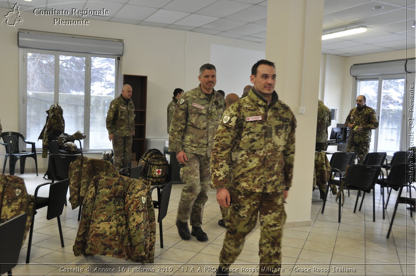 Castello di Annone 16 Febbraio 2019 - N.A.A.PRO: Croce Rossa Militare - Croce Rossa Italiana - Comitato Regionale del Piemonte