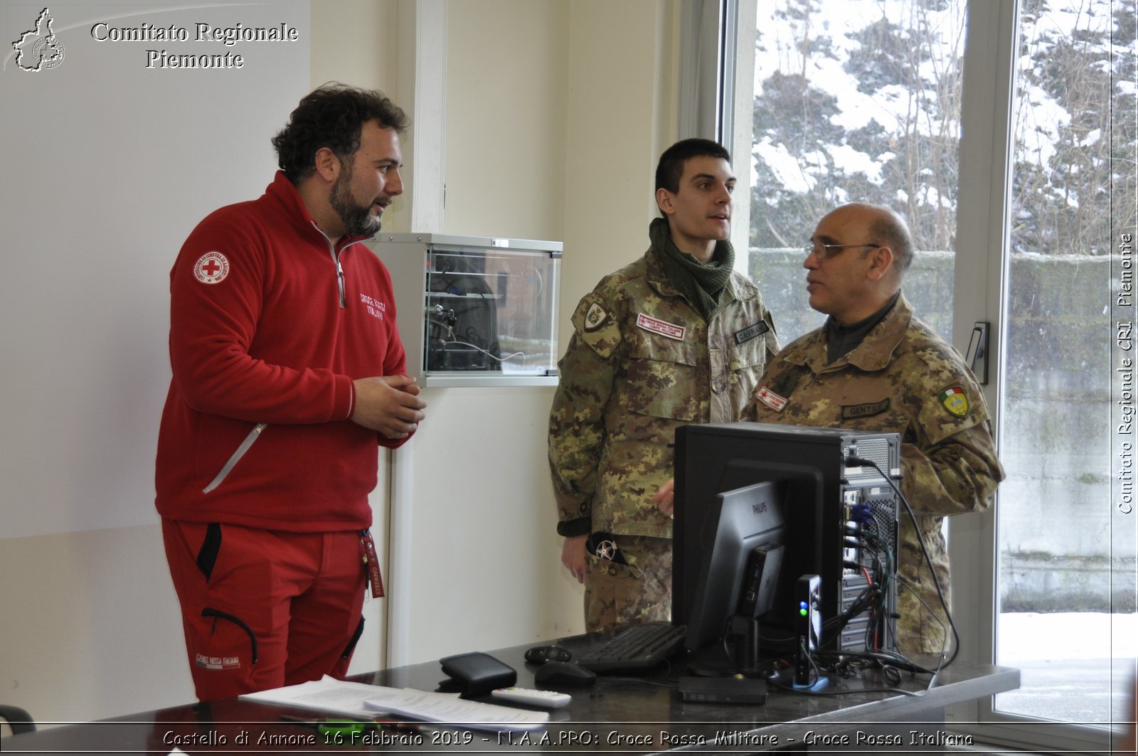 Castello di Annone 16 Febbraio 2019 - N.A.A.PRO: Croce Rossa Militare - Croce Rossa Italiana - Comitato Regionale del Piemonte