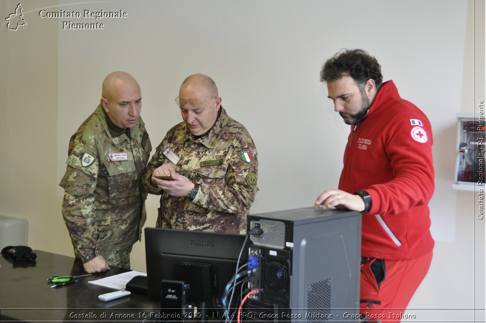 Castello di Annone 16 Febbraio 2019 - N.A.A.PRO: Croce Rossa Militare - Croce Rossa Italiana - Comitato Regionale del Piemonte