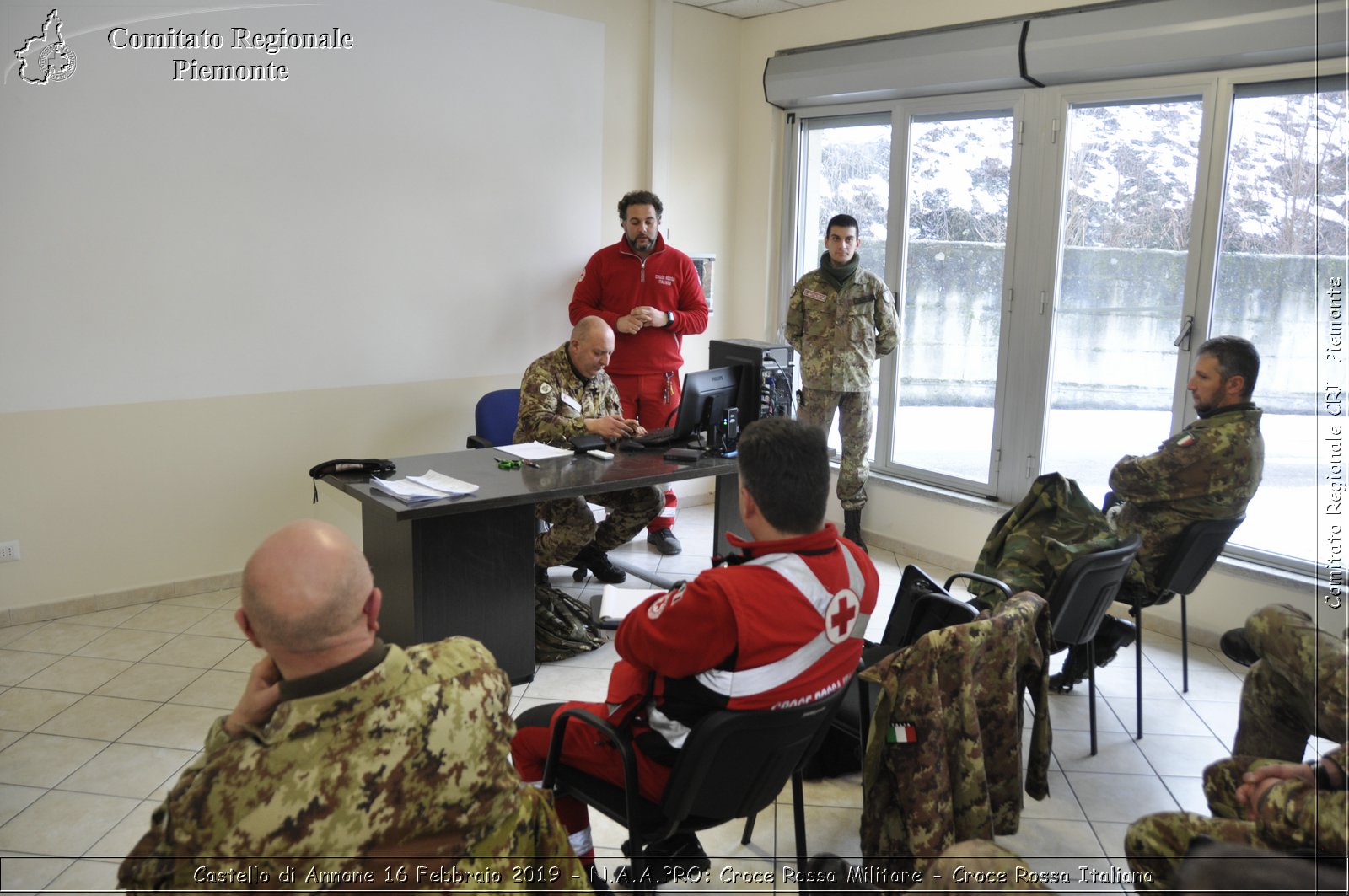 Castello di Annone 16 Febbraio 2019 - N.A.A.PRO: Croce Rossa Militare - Croce Rossa Italiana - Comitato Regionale del Piemonte