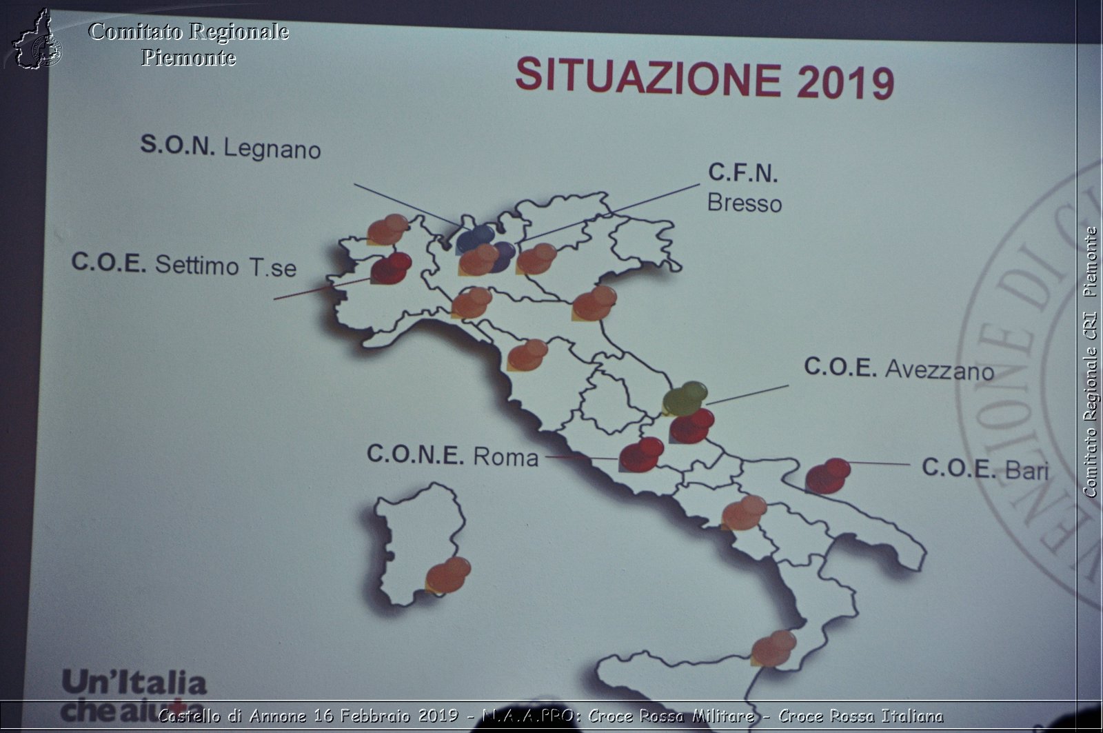 Castello di Annone 16 Febbraio 2019 - N.A.A.PRO: Croce Rossa Militare - Croce Rossa Italiana - Comitato Regionale del Piemonte