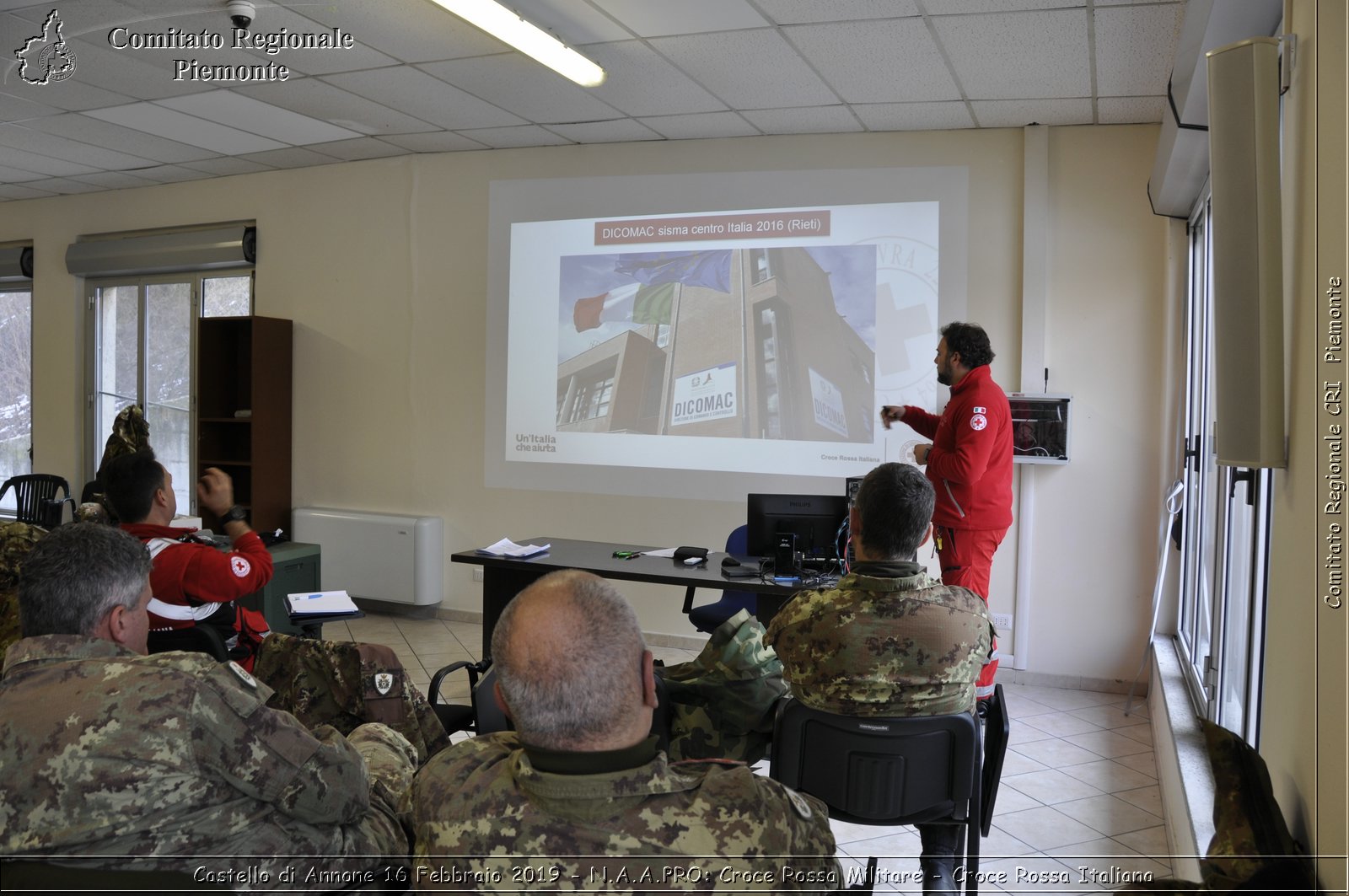 Castello di Annone 16 Febbraio 2019 - N.A.A.PRO: Croce Rossa Militare - Croce Rossa Italiana - Comitato Regionale del Piemonte