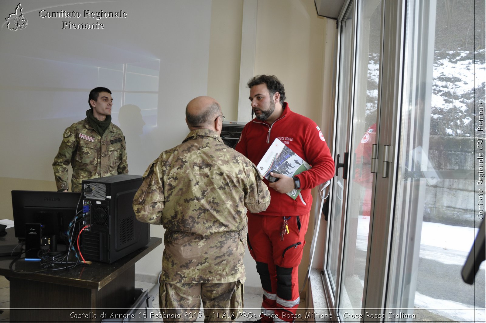 Castello di Annone 16 Febbraio 2019 - N.A.A.PRO: Croce Rossa Militare - Croce Rossa Italiana - Comitato Regionale del Piemonte