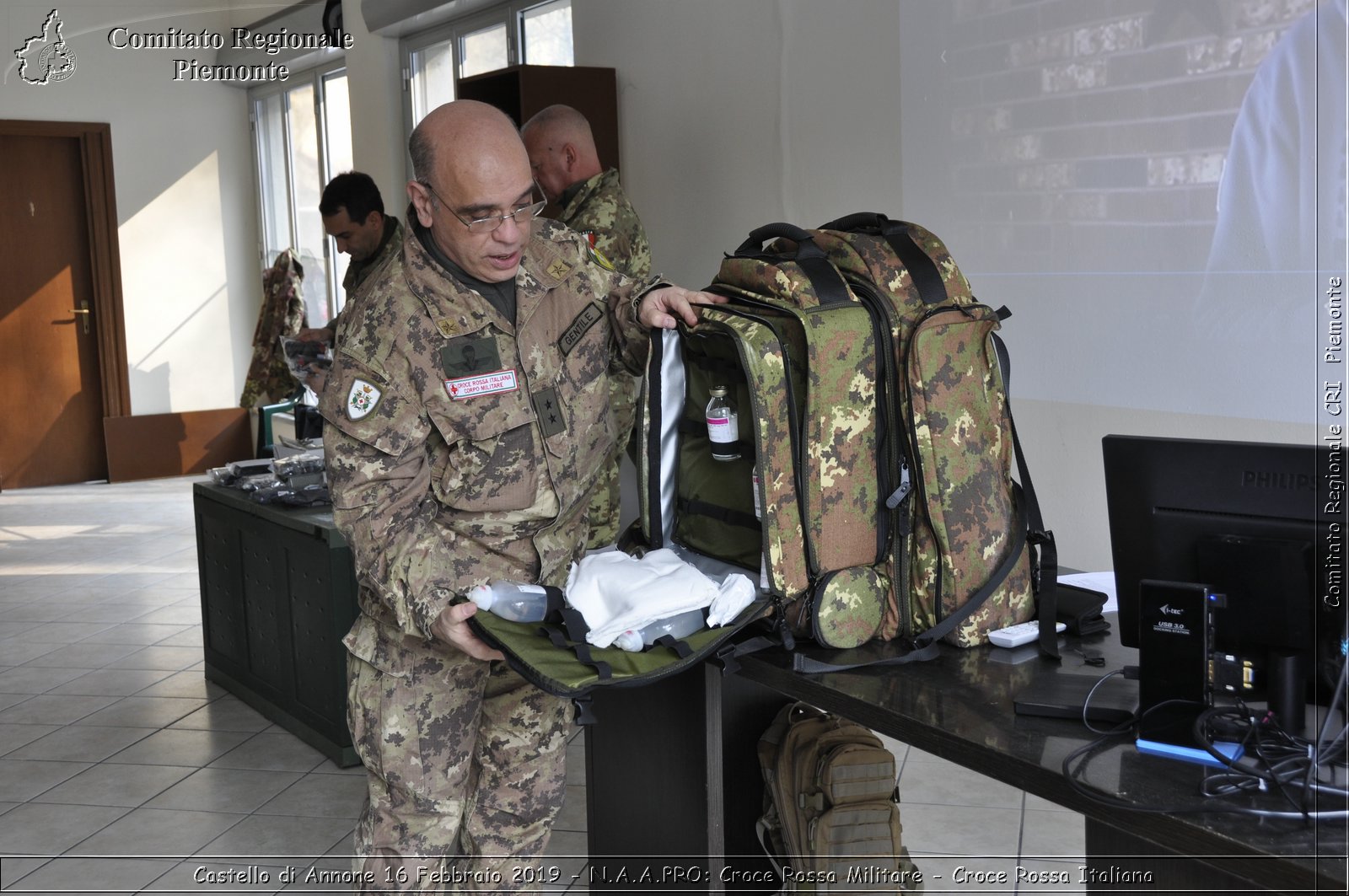 Castello di Annone 16 Febbraio 2019 - N.A.A.PRO: Croce Rossa Militare - Croce Rossa Italiana - Comitato Regionale del Piemonte