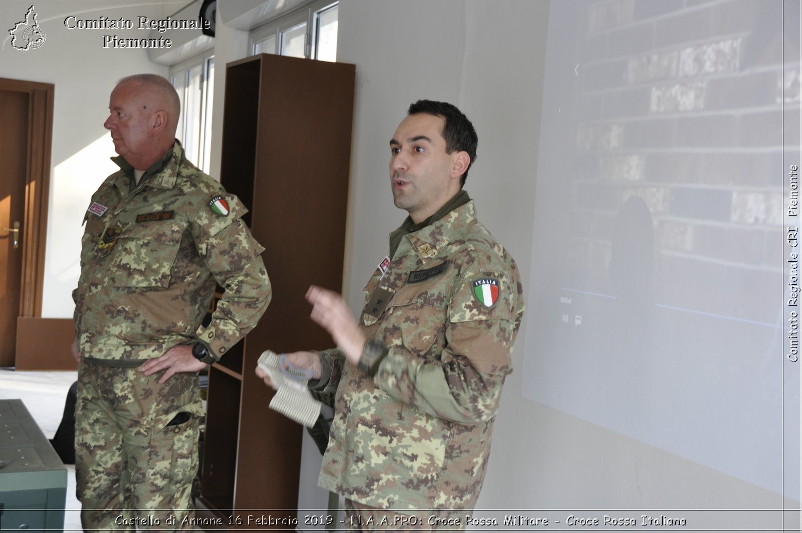 Castello di Annone 16 Febbraio 2019 - N.A.A.PRO: Croce Rossa Militare - Croce Rossa Italiana - Comitato Regionale del Piemonte