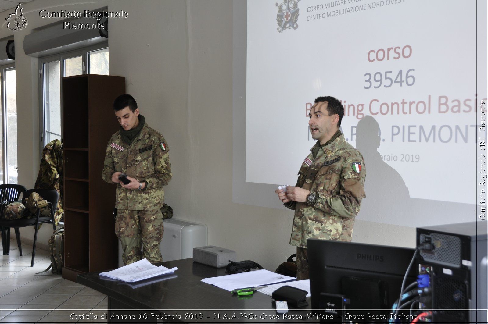 Castello di Annone 16 Febbraio 2019 - N.A.A.PRO: Croce Rossa Militare - Croce Rossa Italiana - Comitato Regionale del Piemonte