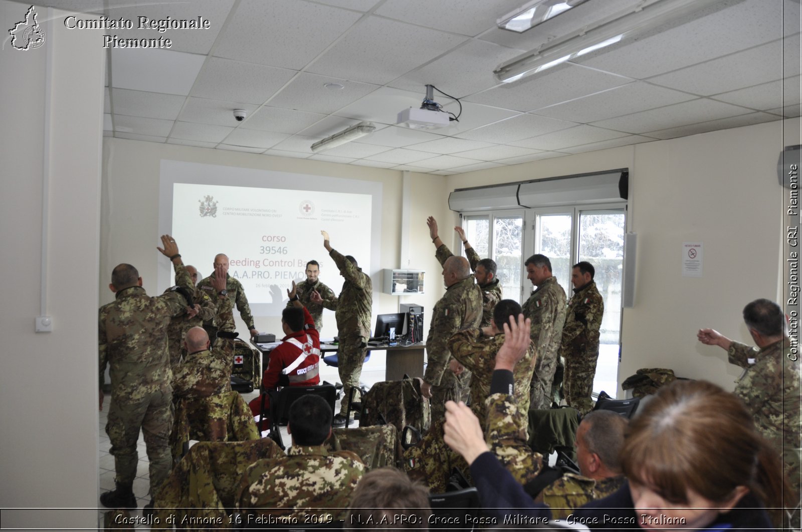 Castello di Annone 16 Febbraio 2019 - N.A.A.PRO: Croce Rossa Militare - Croce Rossa Italiana - Comitato Regionale del Piemonte