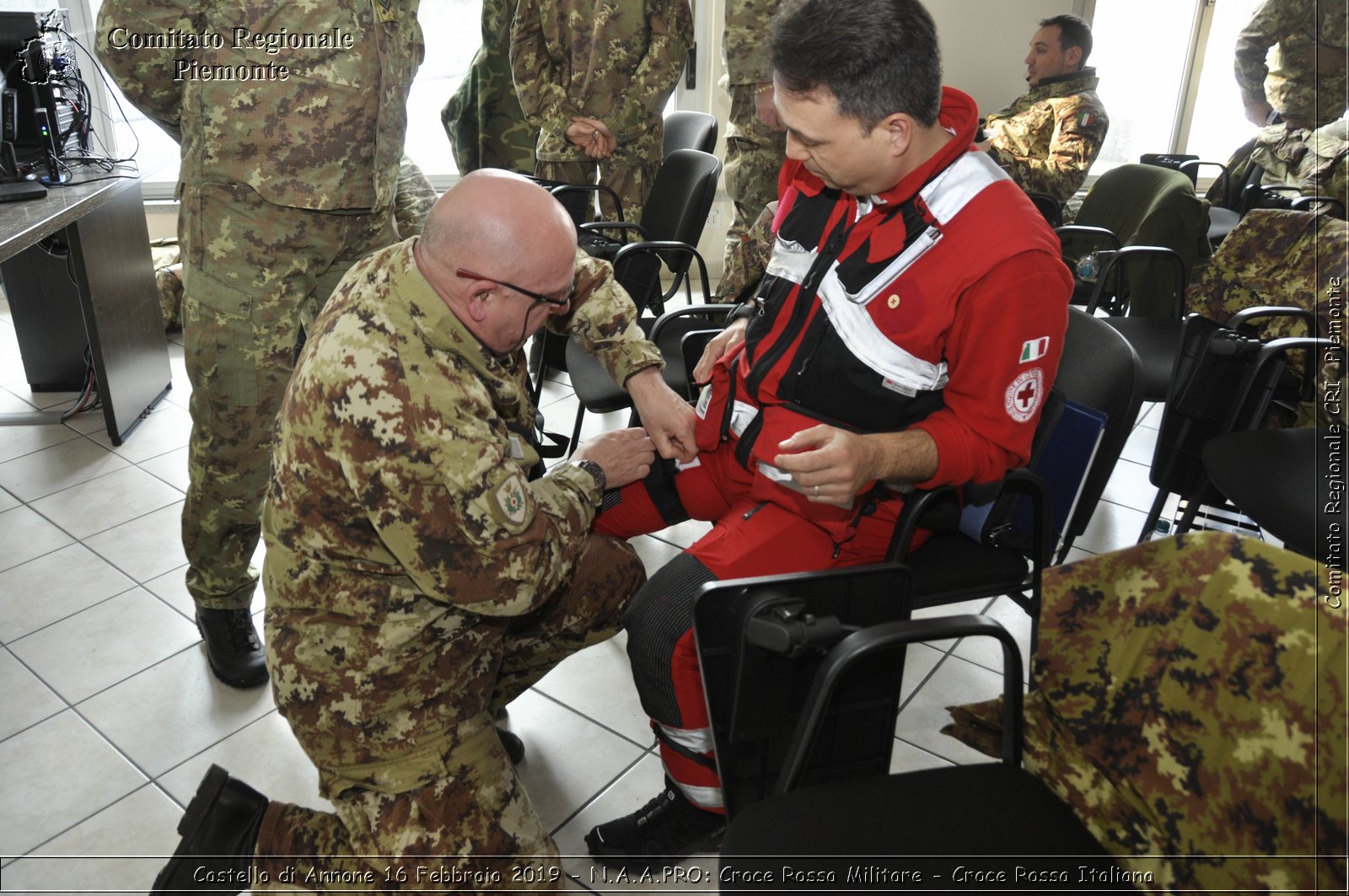 Castello di Annone 16 Febbraio 2019 - N.A.A.PRO: Croce Rossa Militare - Croce Rossa Italiana - Comitato Regionale del Piemonte