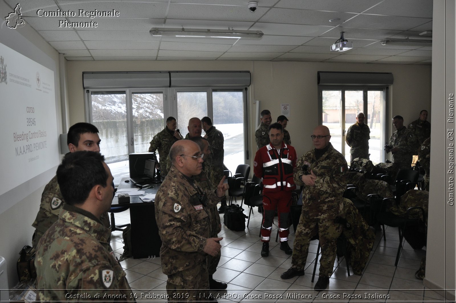 Castello di Annone 16 Febbraio 2019 - N.A.A.PRO: Croce Rossa Militare - Croce Rossa Italiana - Comitato Regionale del Piemonte