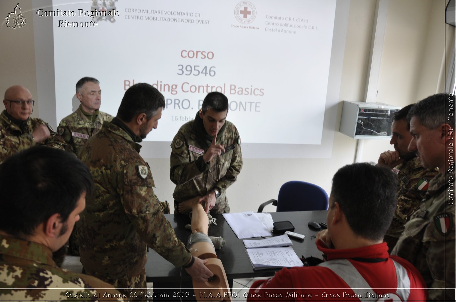 Castello di Annone 16 Febbraio 2019 - N.A.A.PRO: Croce Rossa Militare - Croce Rossa Italiana - Comitato Regionale del Piemonte