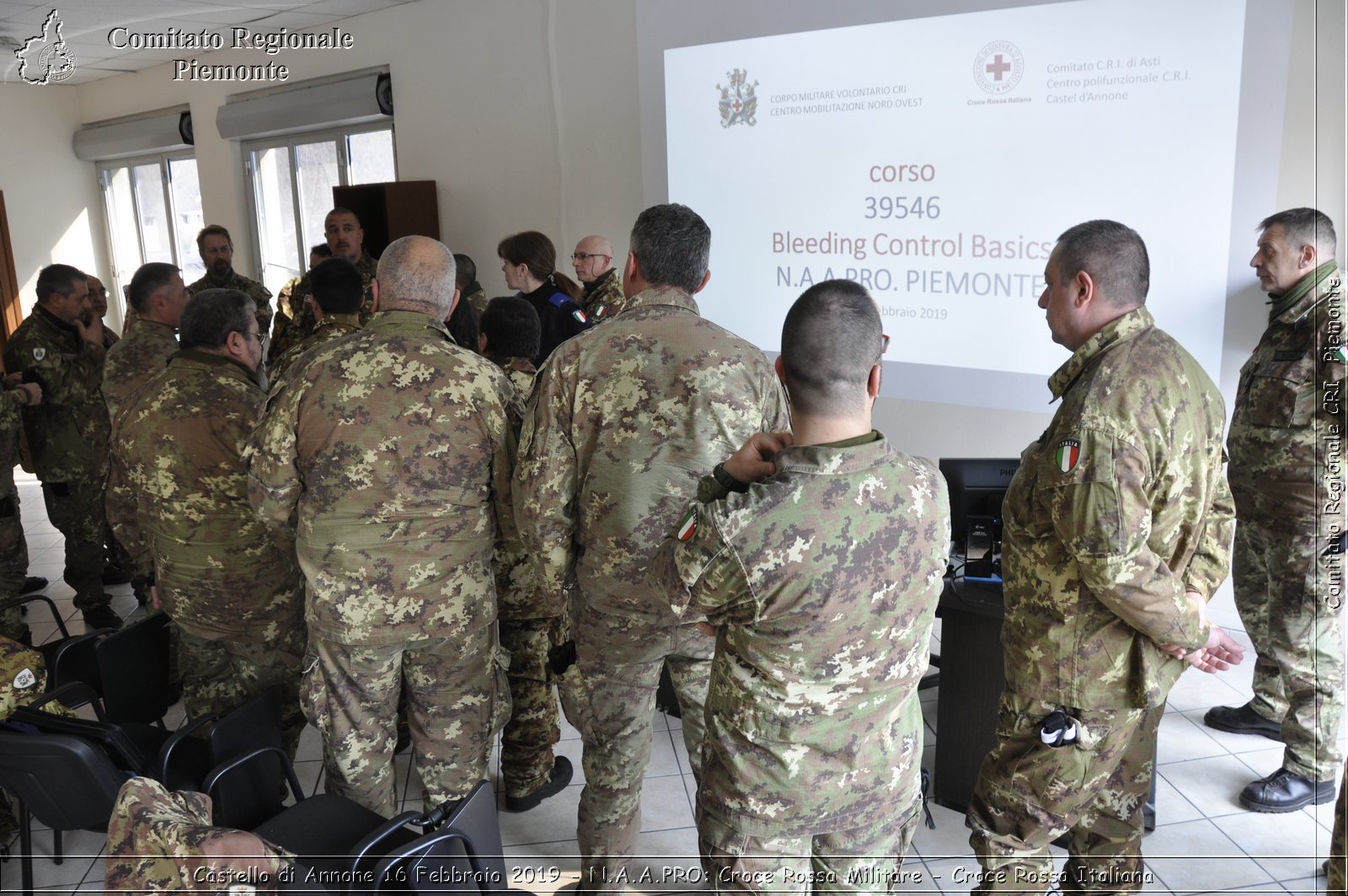 Castello di Annone 16 Febbraio 2019 - N.A.A.PRO: Croce Rossa Militare - Croce Rossa Italiana - Comitato Regionale del Piemonte