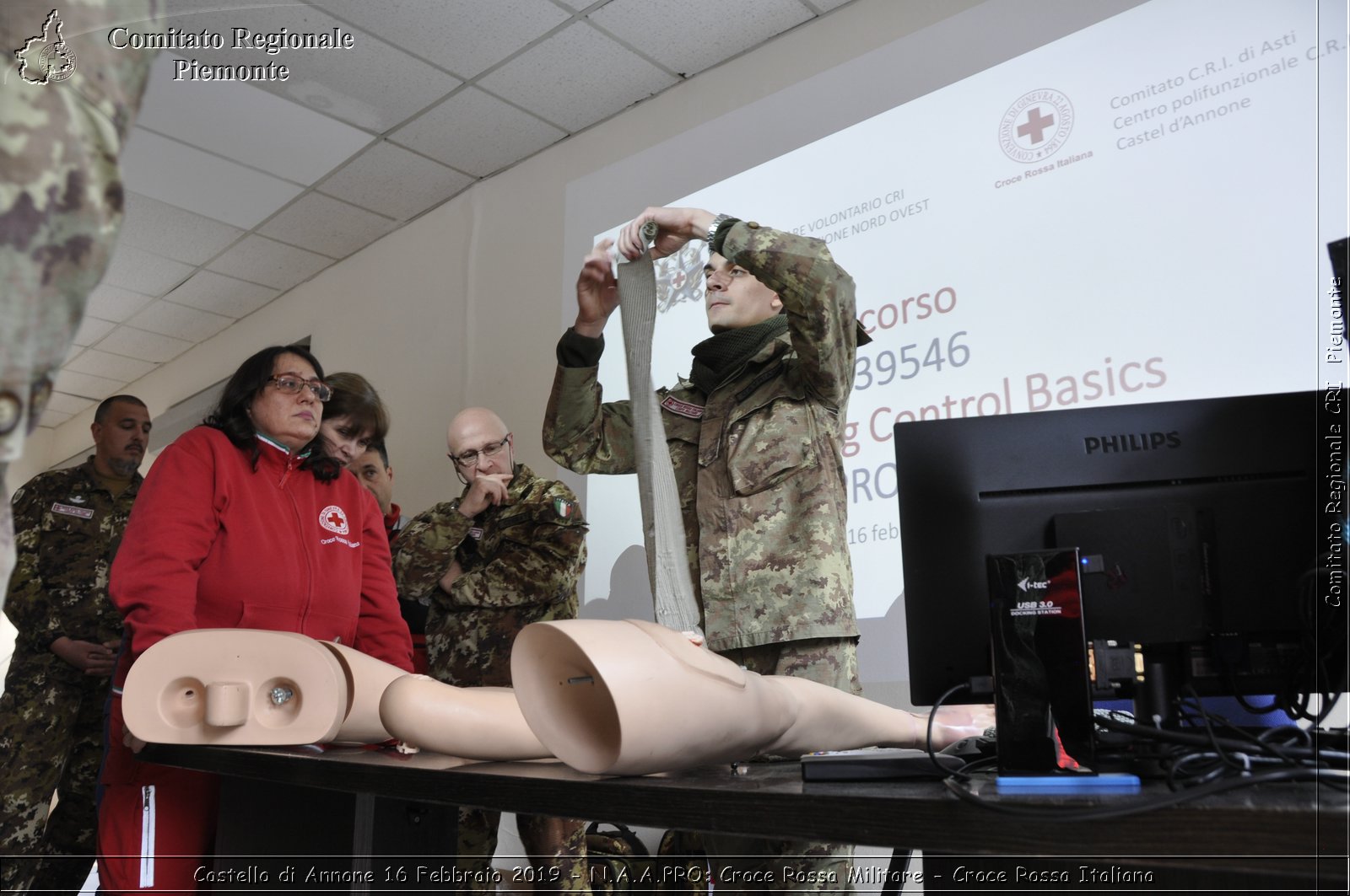 Castello di Annone 16 Febbraio 2019 - N.A.A.PRO: Croce Rossa Militare - Croce Rossa Italiana - Comitato Regionale del Piemonte