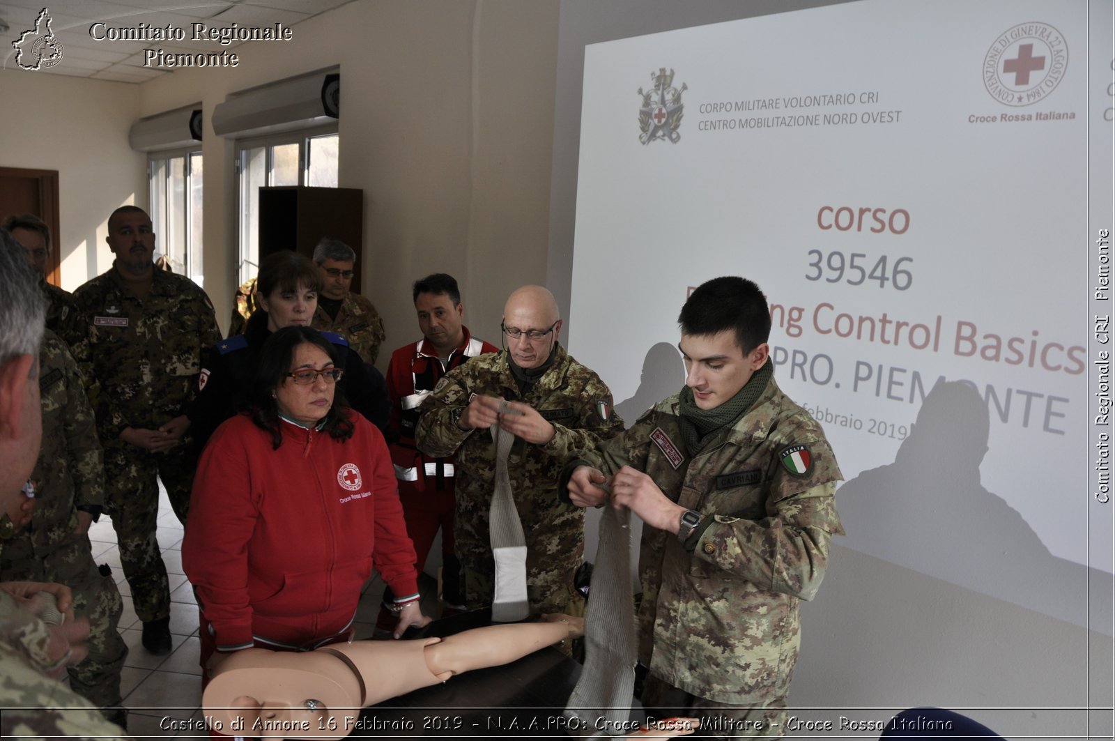 Castello di Annone 16 Febbraio 2019 - N.A.A.PRO: Croce Rossa Militare - Croce Rossa Italiana - Comitato Regionale del Piemonte