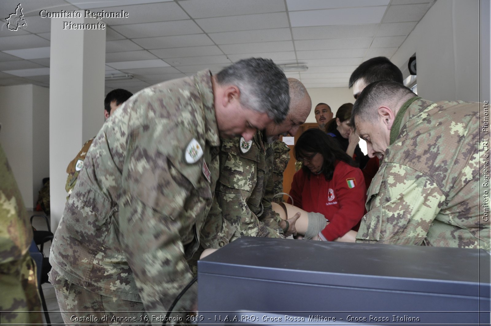 Castello di Annone 16 Febbraio 2019 - N.A.A.PRO: Croce Rossa Militare - Croce Rossa Italiana - Comitato Regionale del Piemonte