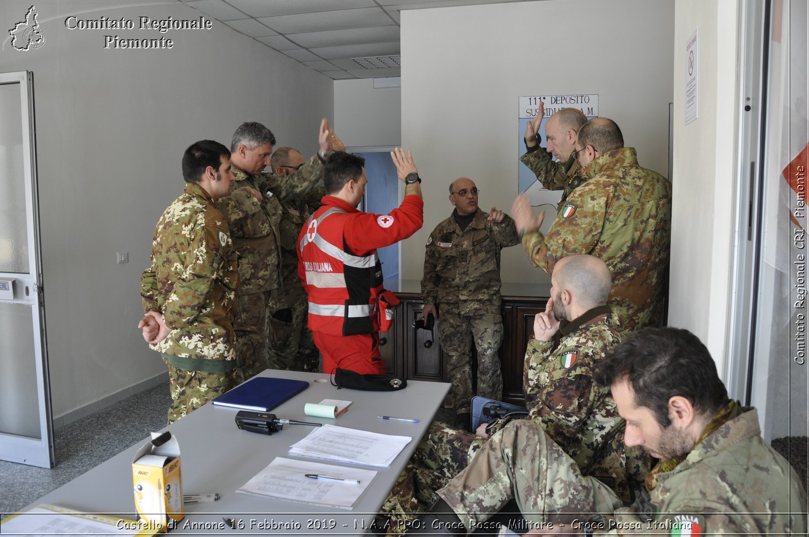 Castello di Annone 16 Febbraio 2019 - N.A.A.PRO: Croce Rossa Militare - Croce Rossa Italiana - Comitato Regionale del Piemonte