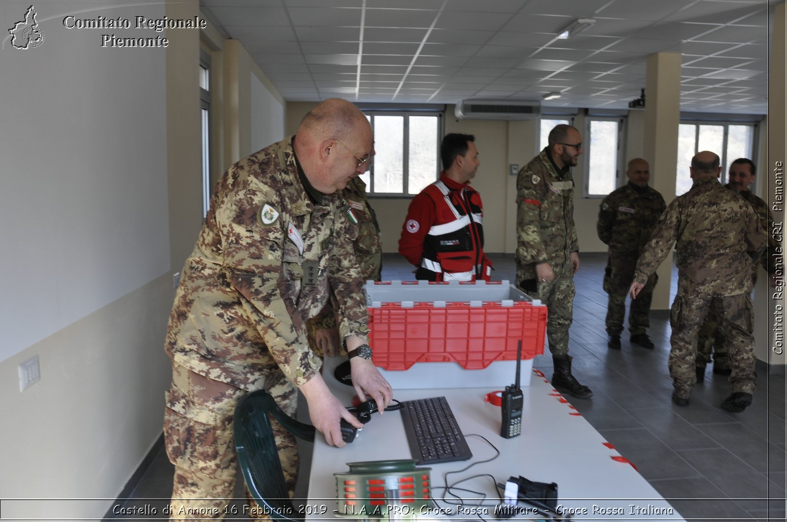 Castello di Annone 16 Febbraio 2019 - N.A.A.PRO: Croce Rossa Militare - Croce Rossa Italiana - Comitato Regionale del Piemonte