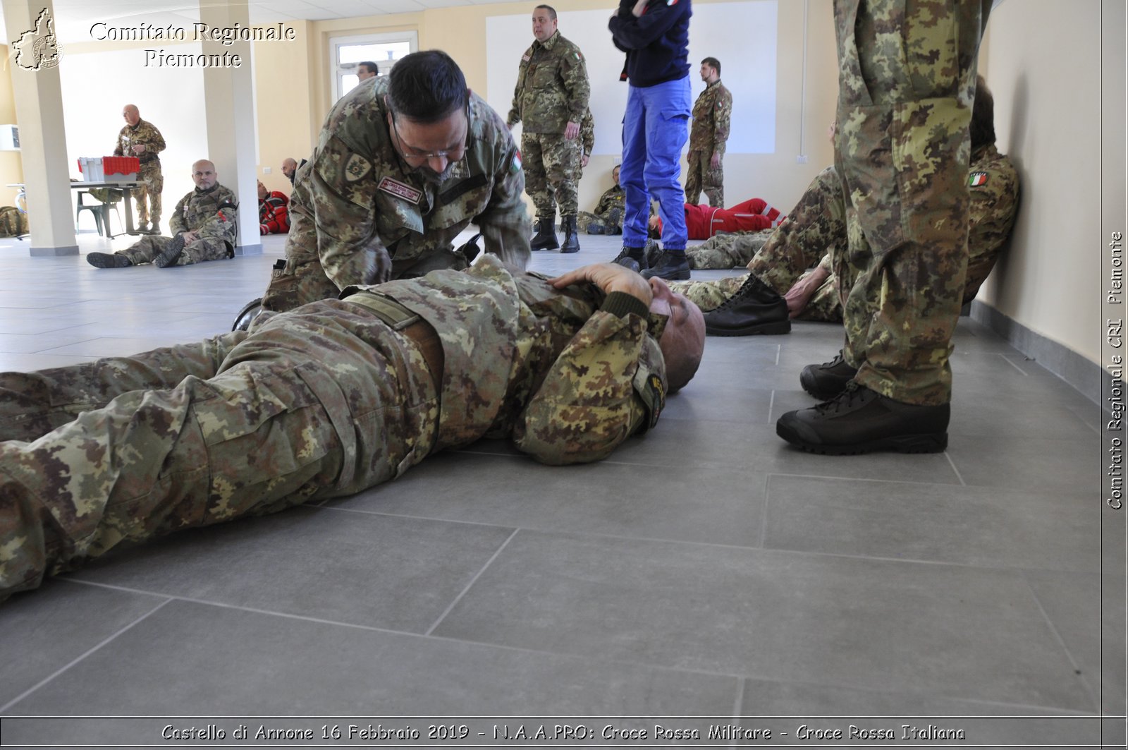 Castello di Annone 16 Febbraio 2019 - N.A.A.PRO: Croce Rossa Militare - Croce Rossa Italiana - Comitato Regionale del Piemonte