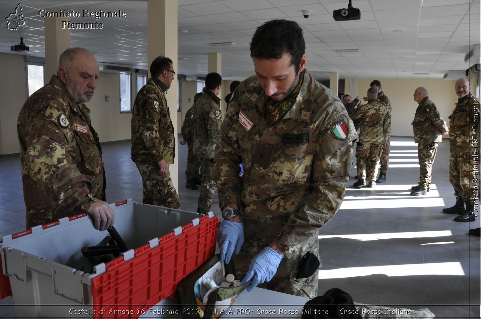 Castello di Annone 16 Febbraio 2019 - N.A.A.PRO: Croce Rossa Militare - Croce Rossa Italiana - Comitato Regionale del Piemonte