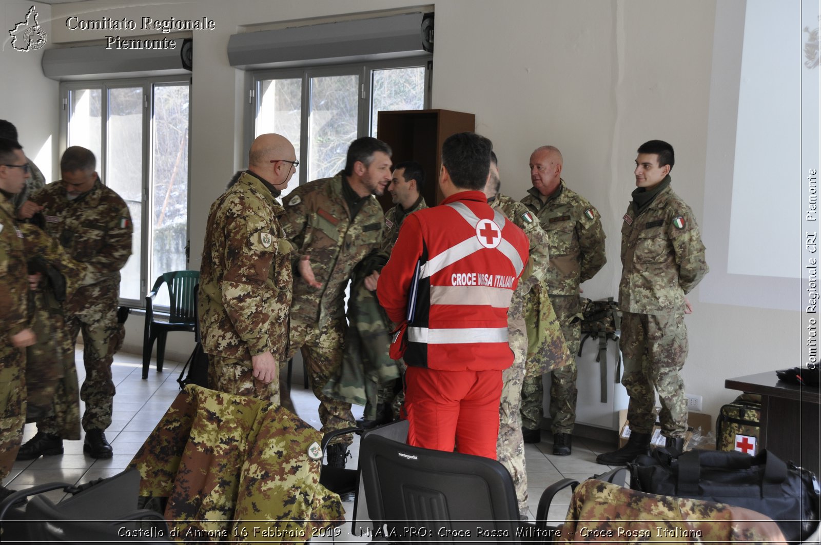 Castello di Annone 16 Febbraio 2019 - N.A.A.PRO: Croce Rossa Militare - Croce Rossa Italiana - Comitato Regionale del Piemonte