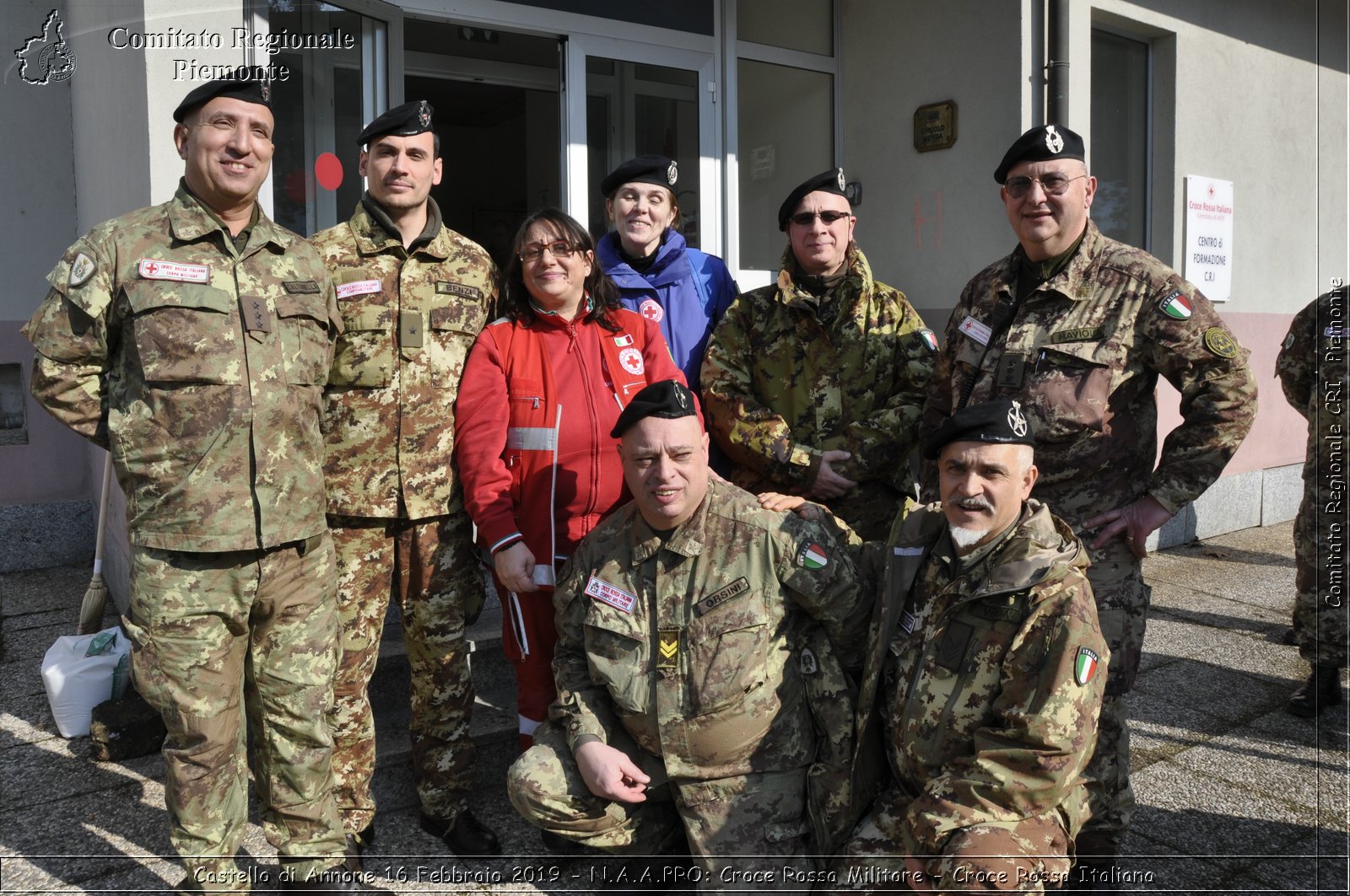 Castello di Annone 16 Febbraio 2019 - N.A.A.PRO: Croce Rossa Militare - Croce Rossa Italiana - Comitato Regionale del Piemonte