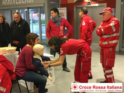 Torino 17 Febbraio 2019 - Raccolta Fondi Centri Commerciali - Croce Rossa Italiana - Comitato Regionale del Piemonte