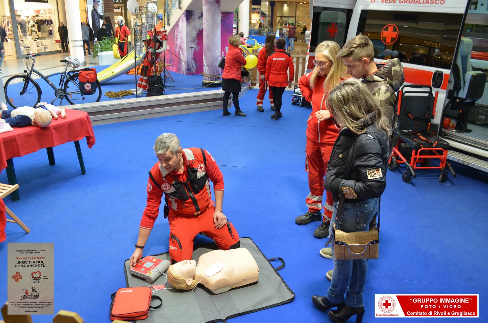 Torino 17 Febbraio 2019 - Raccolta Fondi Centri Commerciali - Croce Rossa Italiana - Comitato Regionale del Piemonte