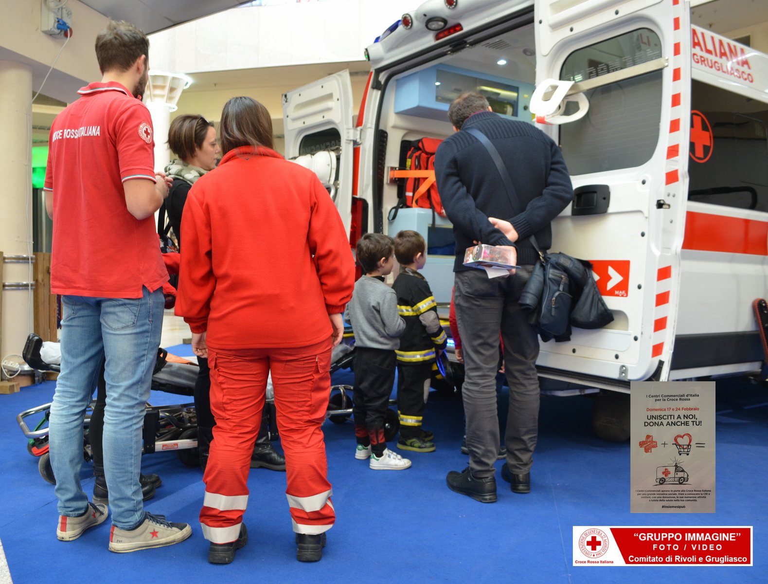 Torino 17 Febbraio 2019 - Raccolta Fondi Centri Commerciali - Croce Rossa Italiana - Comitato Regionale del Piemonte