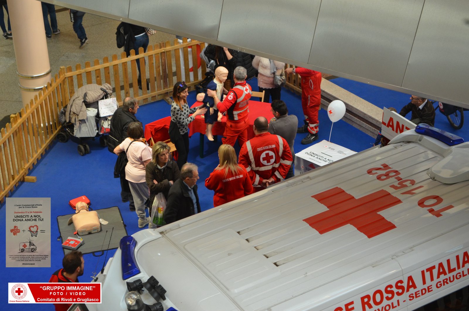 Torino 17 Febbraio 2019 - Raccolta Fondi Centri Commerciali - Croce Rossa Italiana - Comitato Regionale del Piemonte