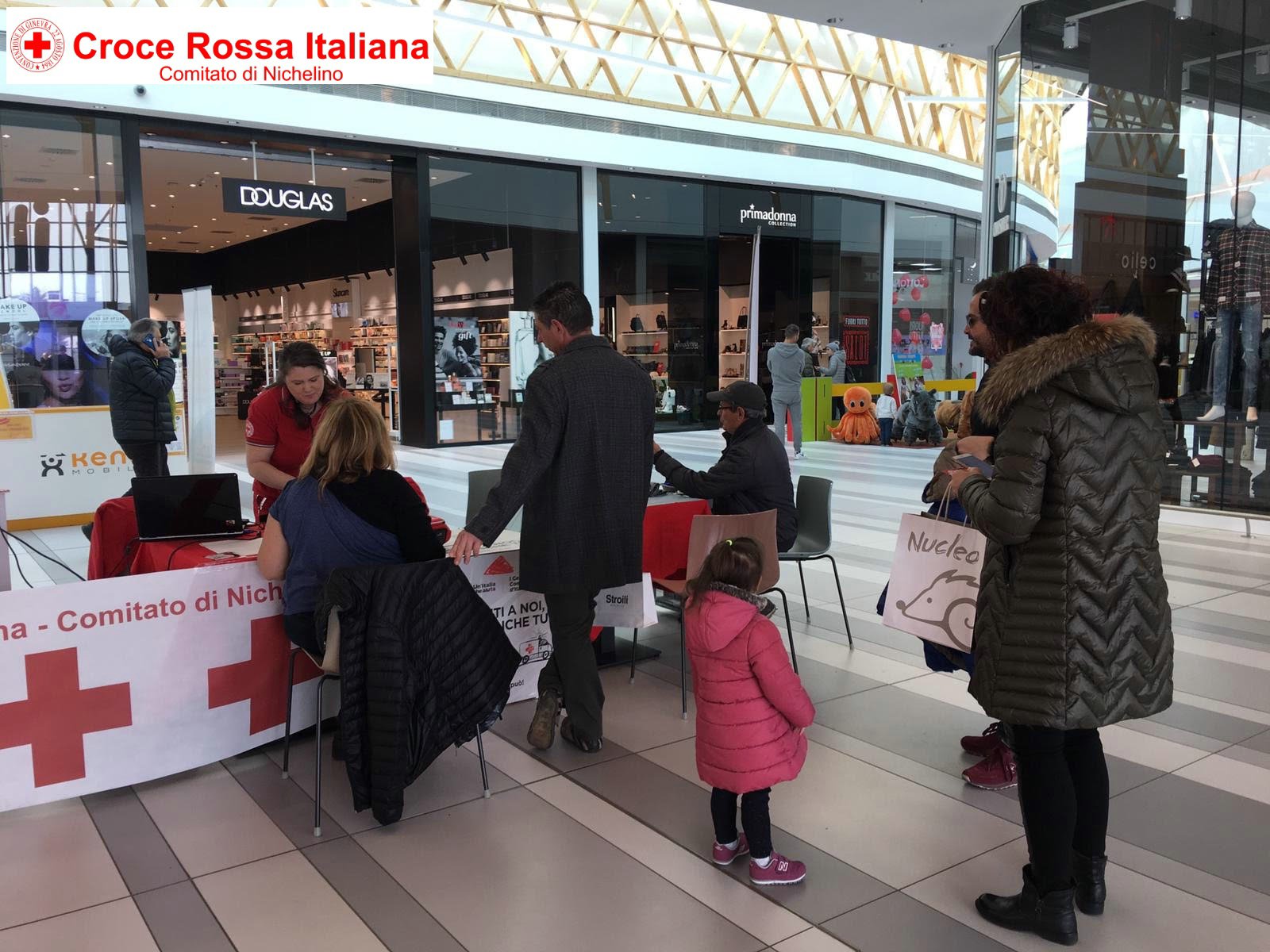 Torino 17 Febbraio 2019 - Raccolta Fondi Centri Commerciali - Croce Rossa Italiana - Comitato Regionale del Piemonte